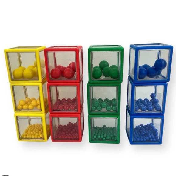 Lakeshore See-Inside Sensory Blocks - Multicolor Set of 12 - Picture 3 of 4